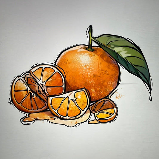 Orangene Früüücht Anzahlung - zurfeuchtentinte